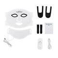 Silicone LED Mask Face With Neck 7 Colors LED Photon Red Light Infrared Face Repair Technology